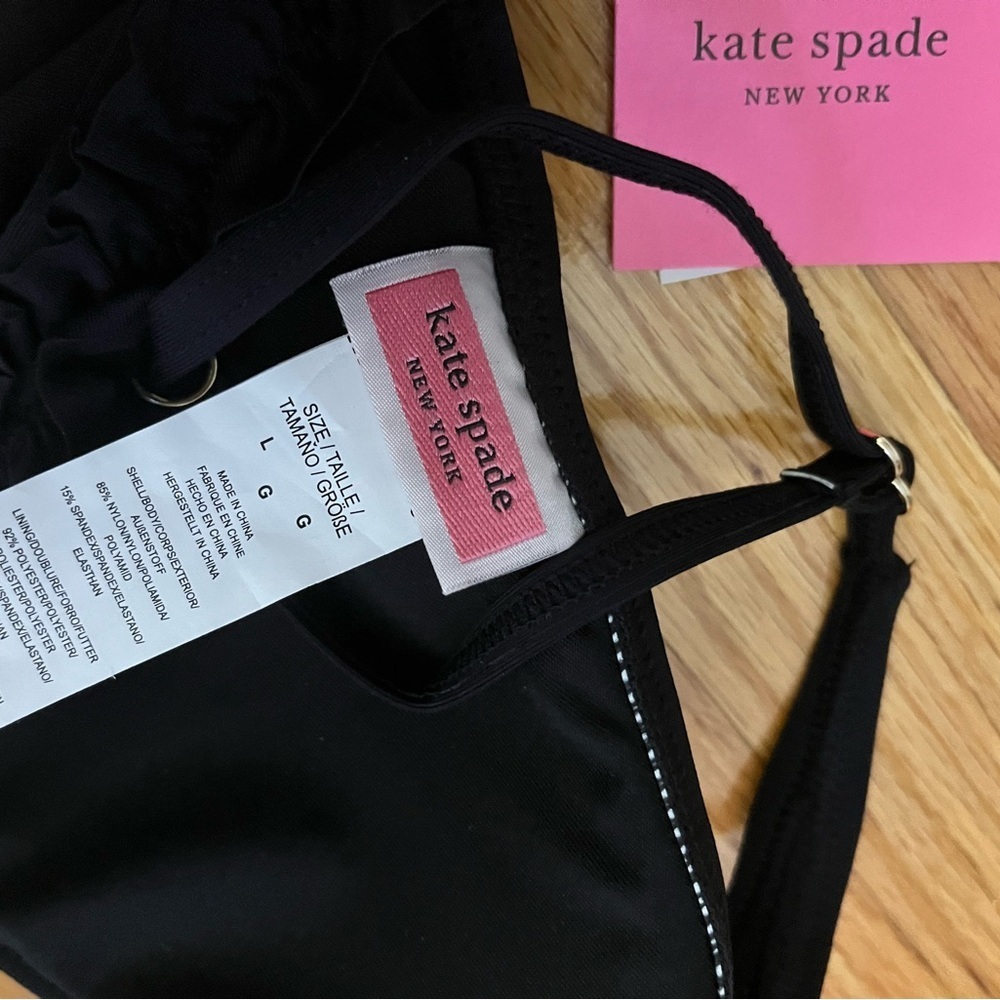 NWT Kate Spade Mini Ruffle French Bikini Top - Picture 5 of 5